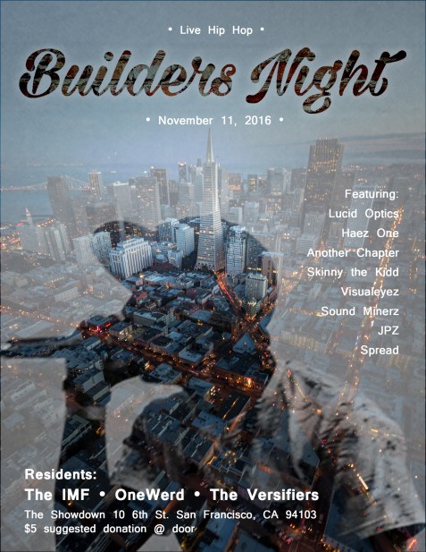 Builders 11/11/2016 poster